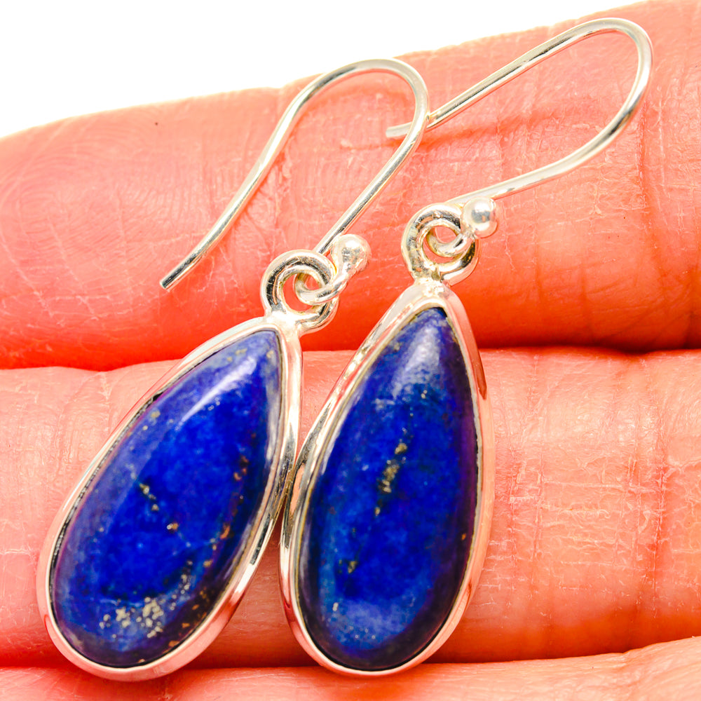 Lapis Lazuli Earrings handcrafted by Anasilvercos - EARR424246