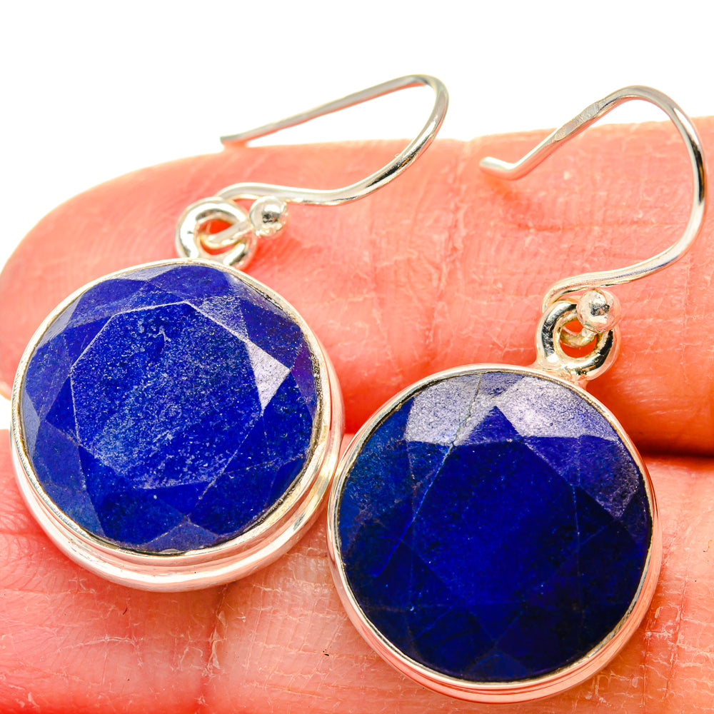 Lapis Lazuli Earrings handcrafted by Anasilvercos - EARR424300
