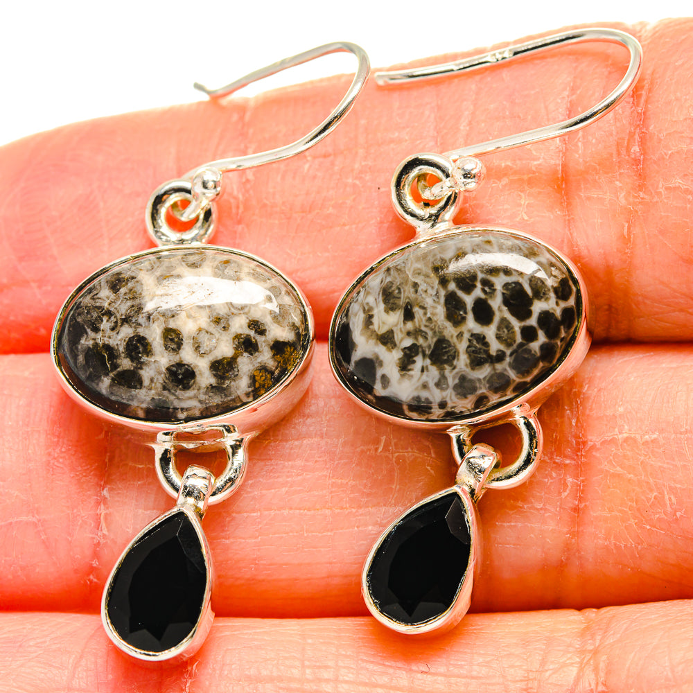 Stingray Coral Earrings handcrafted by Anasilvercos - EARR424335