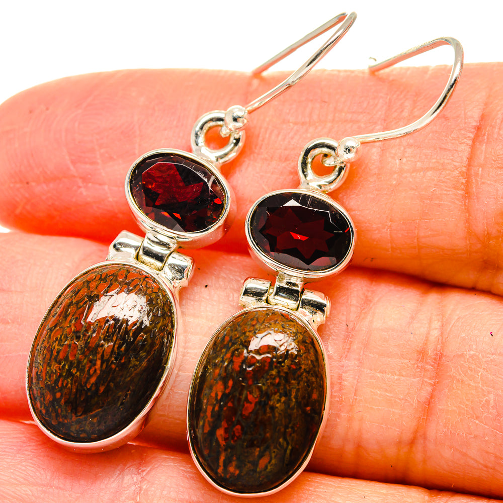 Dinosaur Bone Earrings handcrafted by Anasilvercos - EARR424379