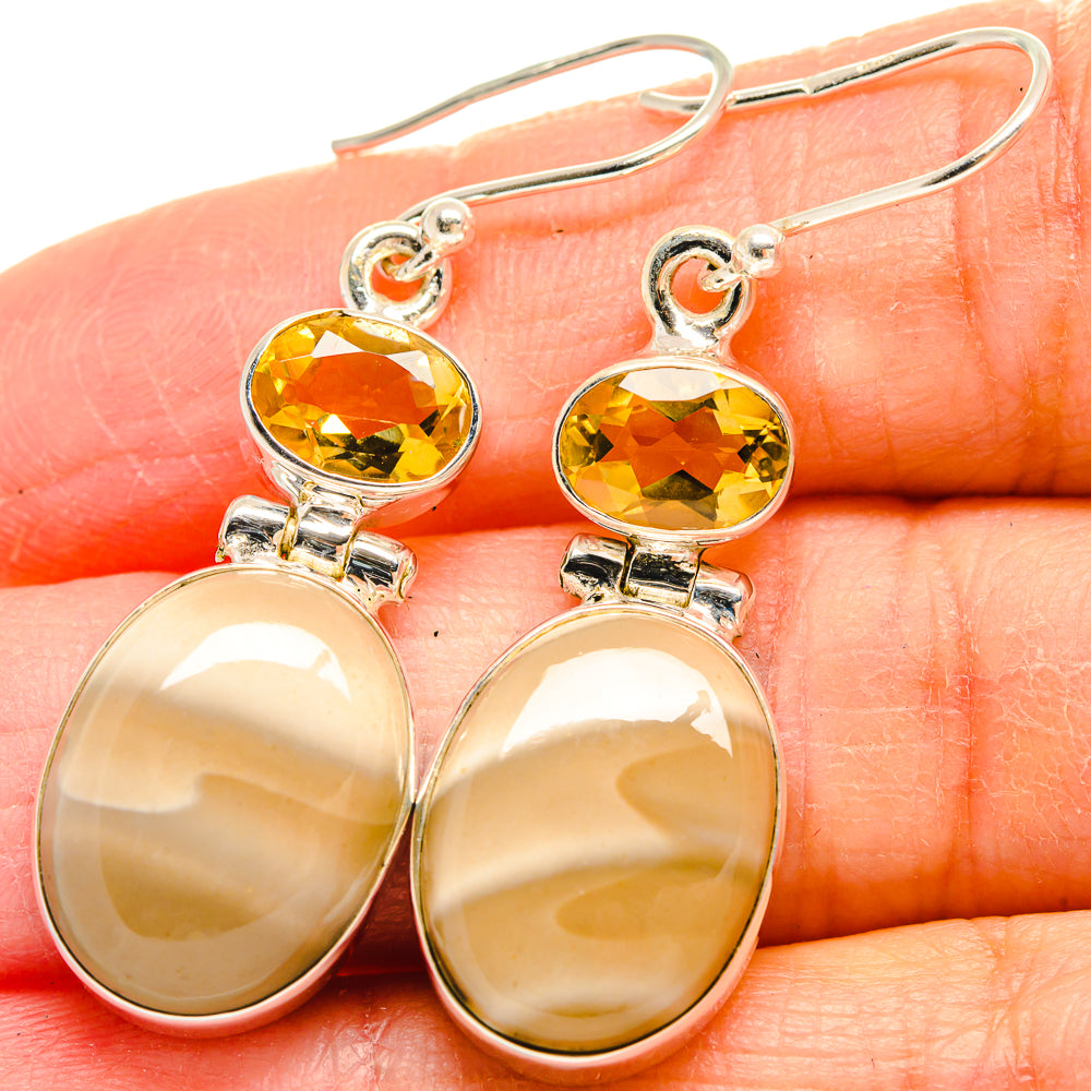 Imperial Jasper Earrings handcrafted by Anasilvercos - EARR424383