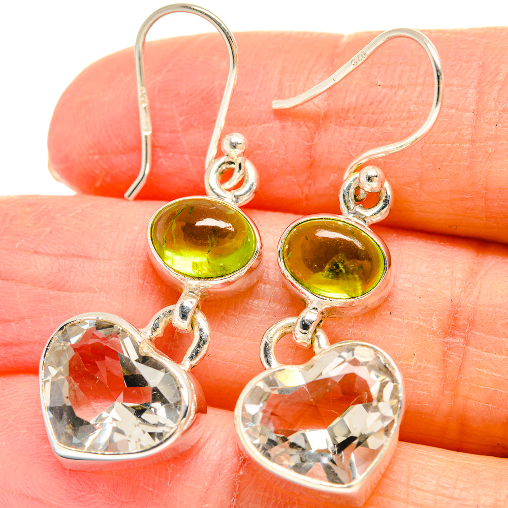 White Quartz Earrings handcrafted by Anasilvercos - EARR424387
