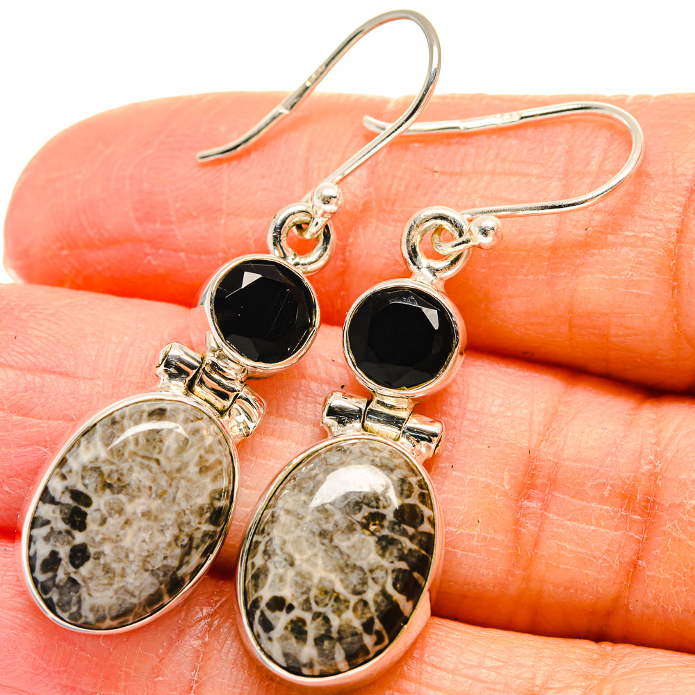 Stingray Coral Earrings handcrafted by Anasilvercos - EARR424390