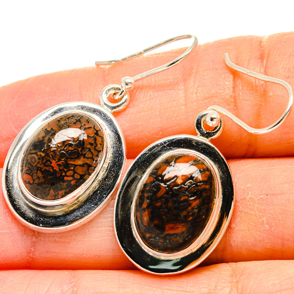 Dinosaur Bone Earrings handcrafted by Anasilvercos - EARR424400