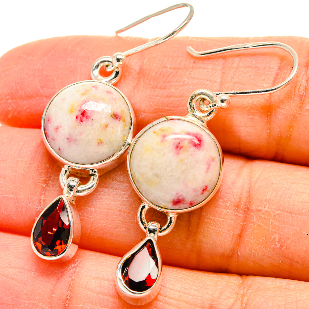 Cinnabar Earrings handcrafted by Anasilvercos - EARR424427