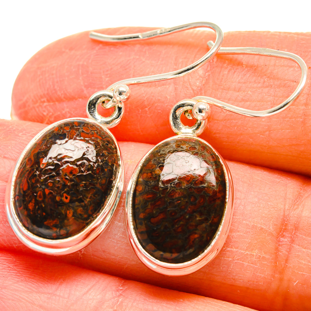 Dinosaur Bone Earrings handcrafted by Anasilvercos - EARR424450