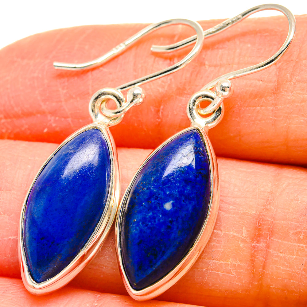 Lapis Lazuli Earrings handcrafted by Anasilvercos - EARR424462