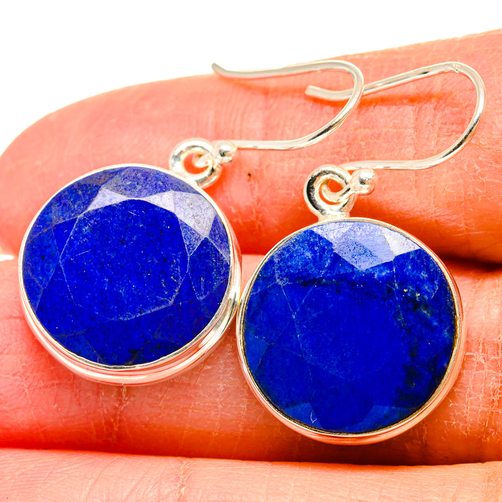 Lapis Lazuli Earrings handcrafted by Anasilvercos - EARR424471