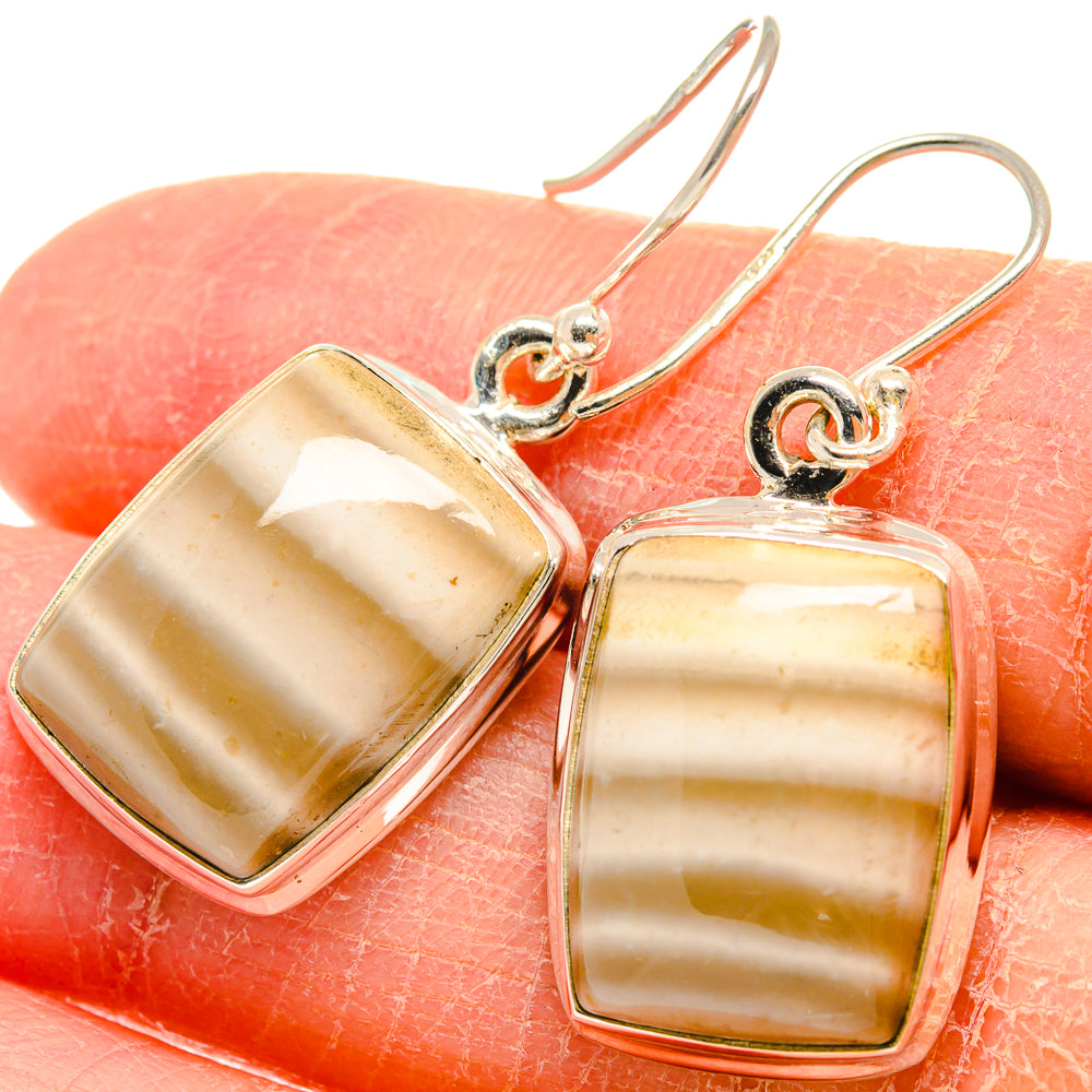 Imperial Jasper Earrings handcrafted by Anasilvercos - EARR424554