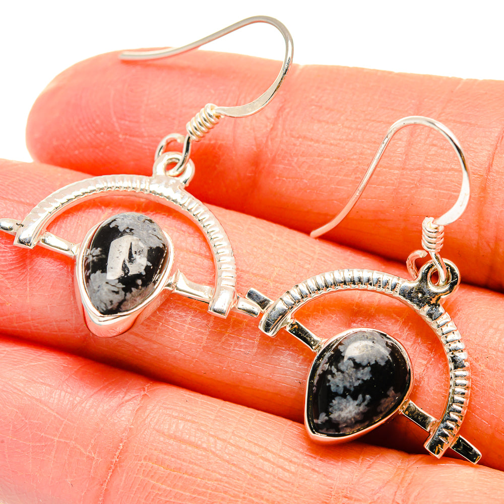 K2 Blue Azurite Earrings handcrafted by Anasilvercos - EARR424592