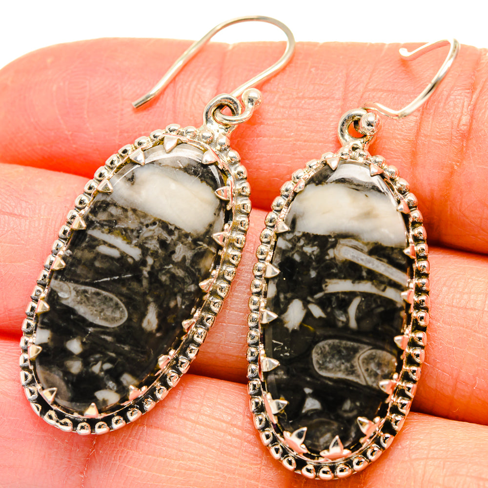 Tube Agate Earrings handcrafted by Anasilvercos - EARR424642