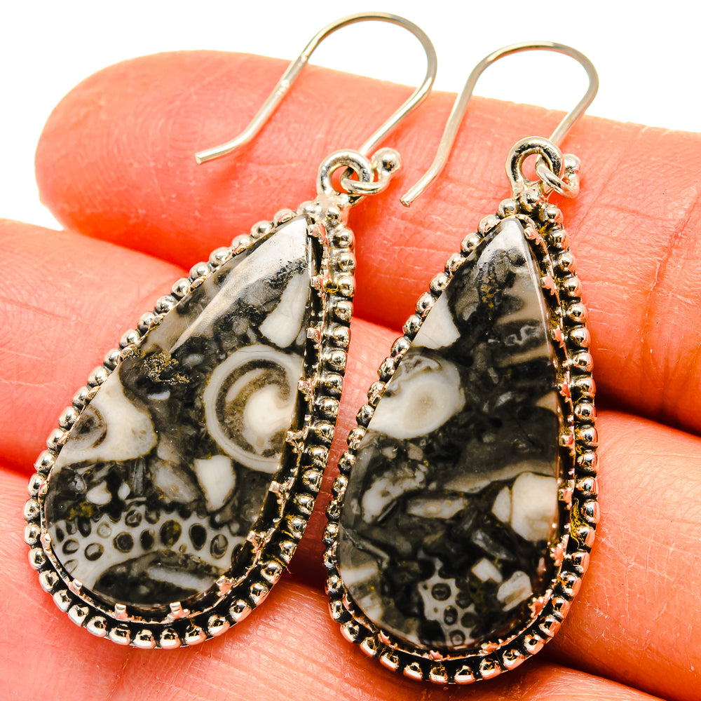 Pinolith Jasper Earrings handcrafted by Anasilvercos - EARR424736