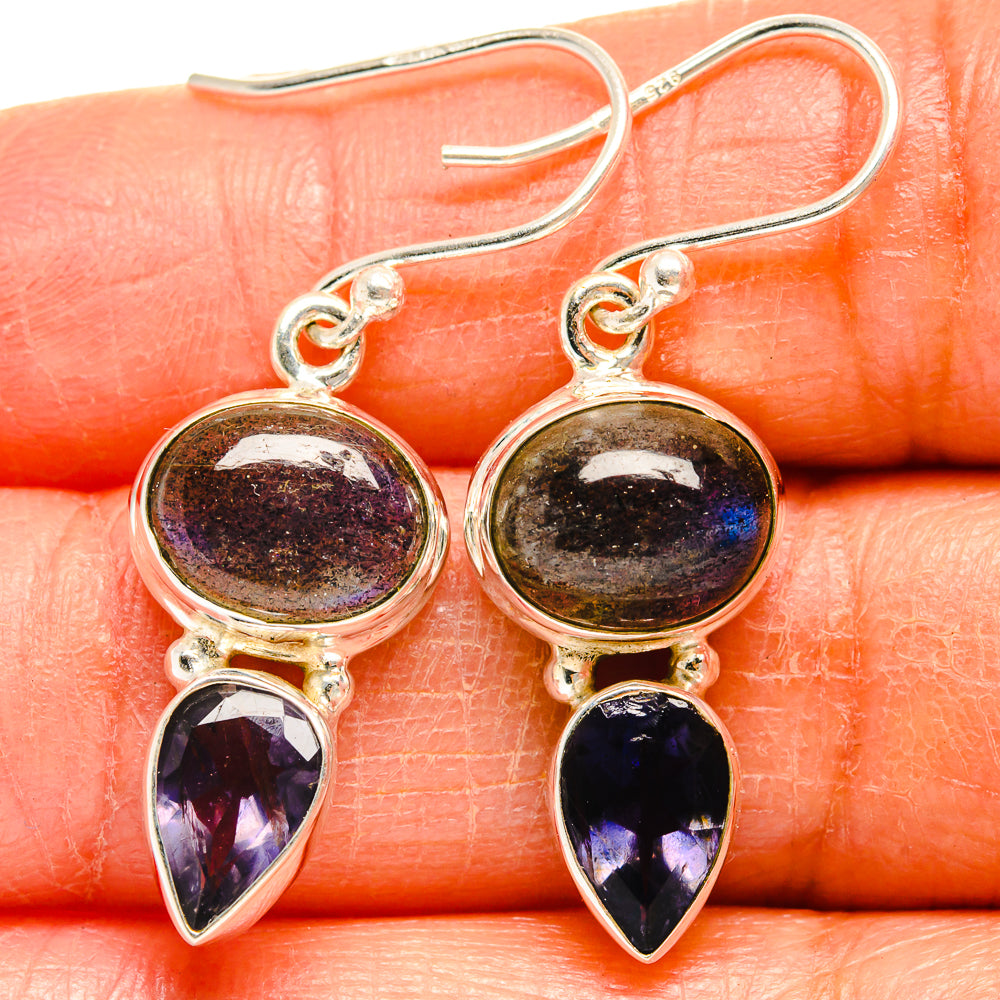 Labradorite Earrings handcrafted by Anasilvercos - EARR424912