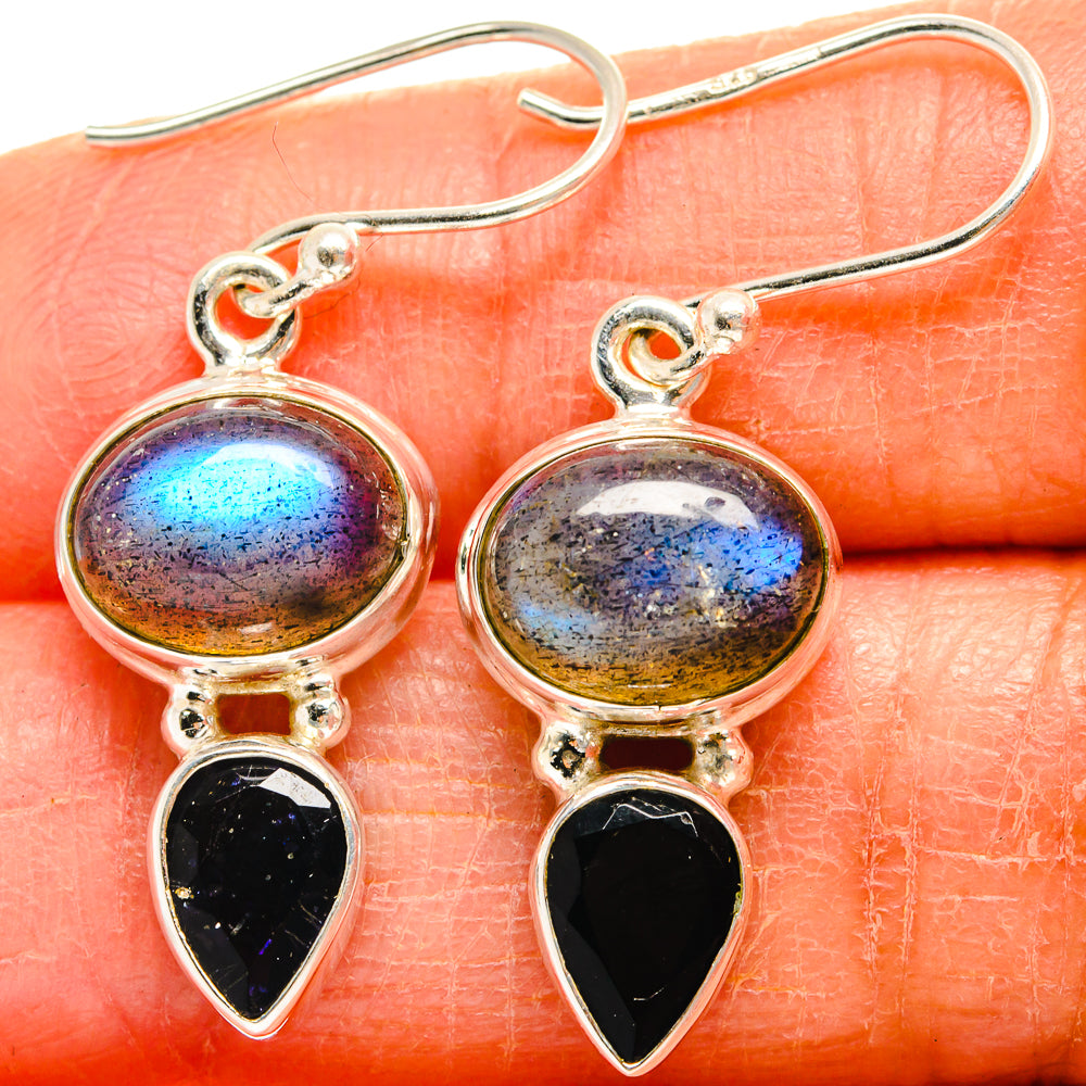 Labradorite Earrings handcrafted by Anasilvercos - EARR424918