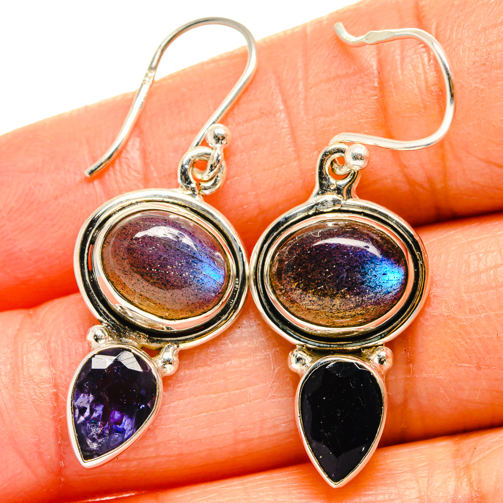 Labradorite Earrings handcrafted by Anasilvercos - EARR424941