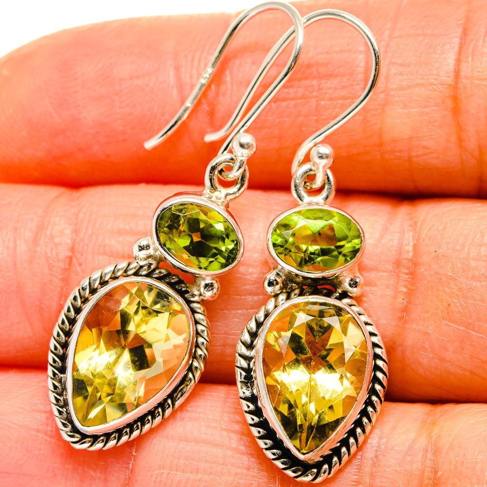 Citrine Earrings handcrafted by Anasilvercos - EARR424949