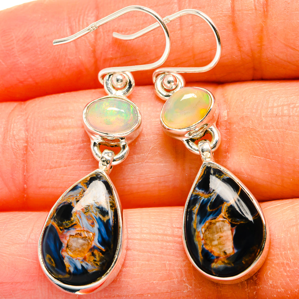 Pietersite Earrings handcrafted by Anasilvercos - EARR424961