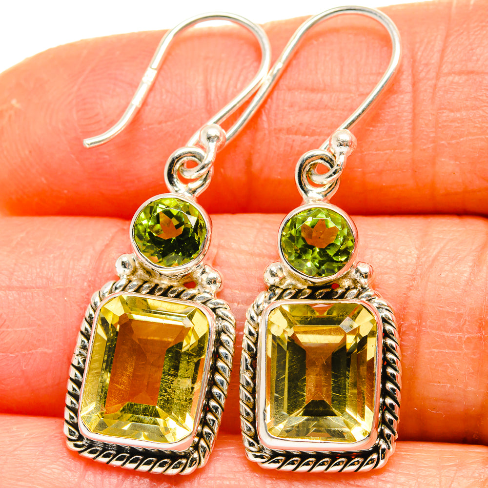 Citrine Earrings handcrafted by Anasilvercos - EARR424962