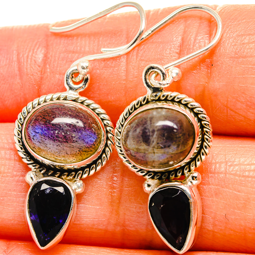 Labradorite Earrings handcrafted by Anasilvercos - EARR424983