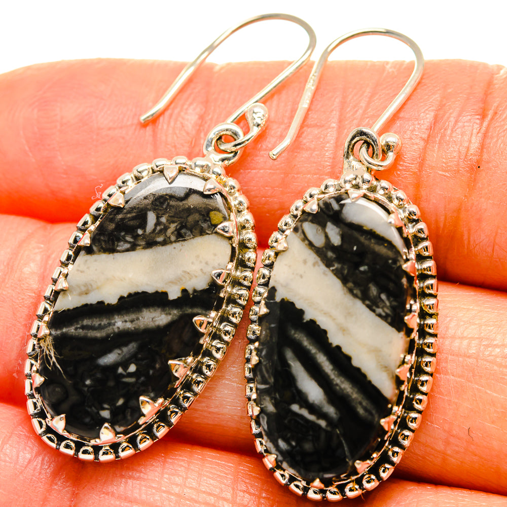 Pinolith Jasper Earrings handcrafted by Anasilvercos - EARR424991