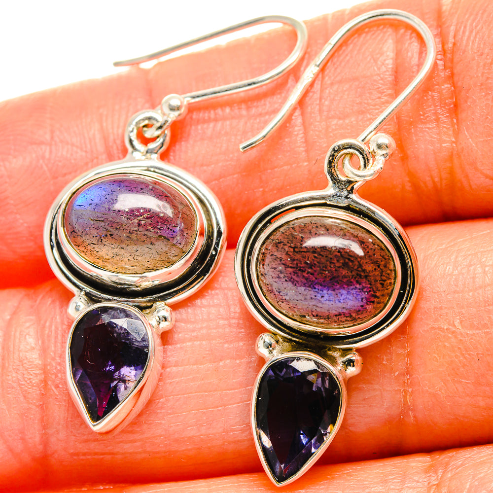 Labradorite Earrings handcrafted by Anasilvercos - EARR425135
