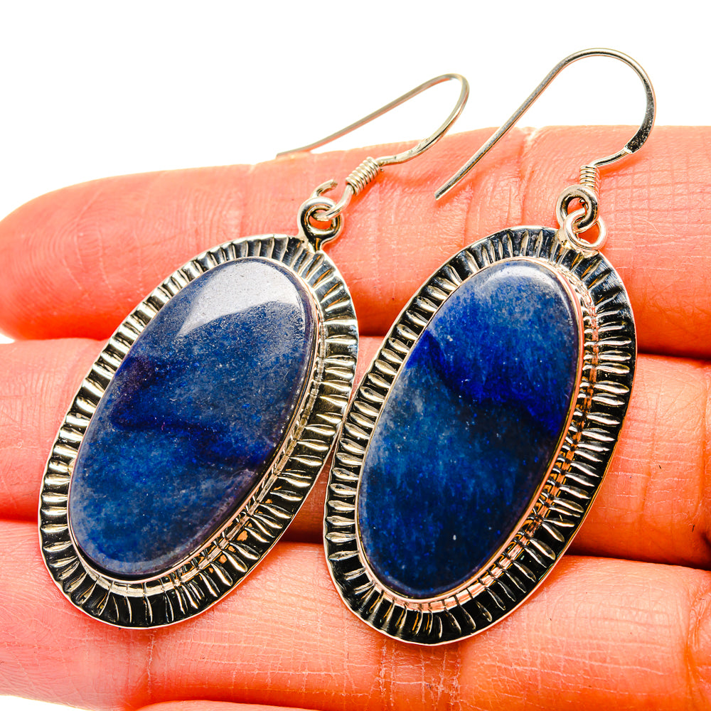 Sodalite Earrings handcrafted by Anasilvercos - EARR425204