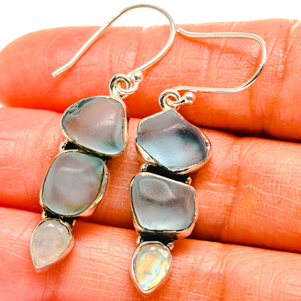 Aquamarine Earrings handcrafted by Anasilvercos - EARR425246
