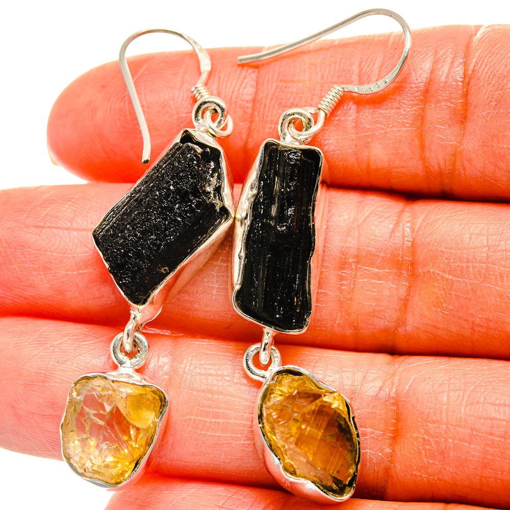 Tektite Earrings handcrafted by Anasilvercos - EARR425255
