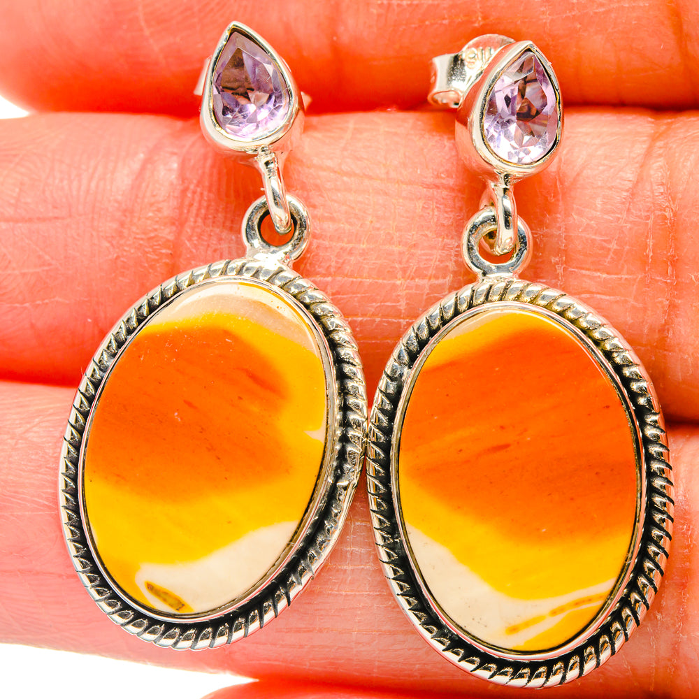Mookaite Earrings handcrafted by Anasilvercos - EARR425267