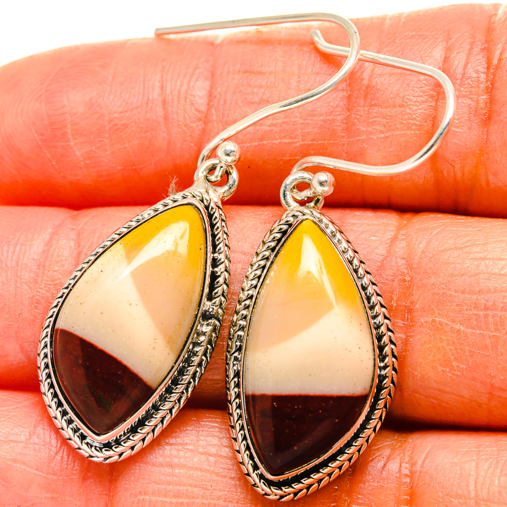 Mookaite Earrings handcrafted by Anasilvercos - EARR425288