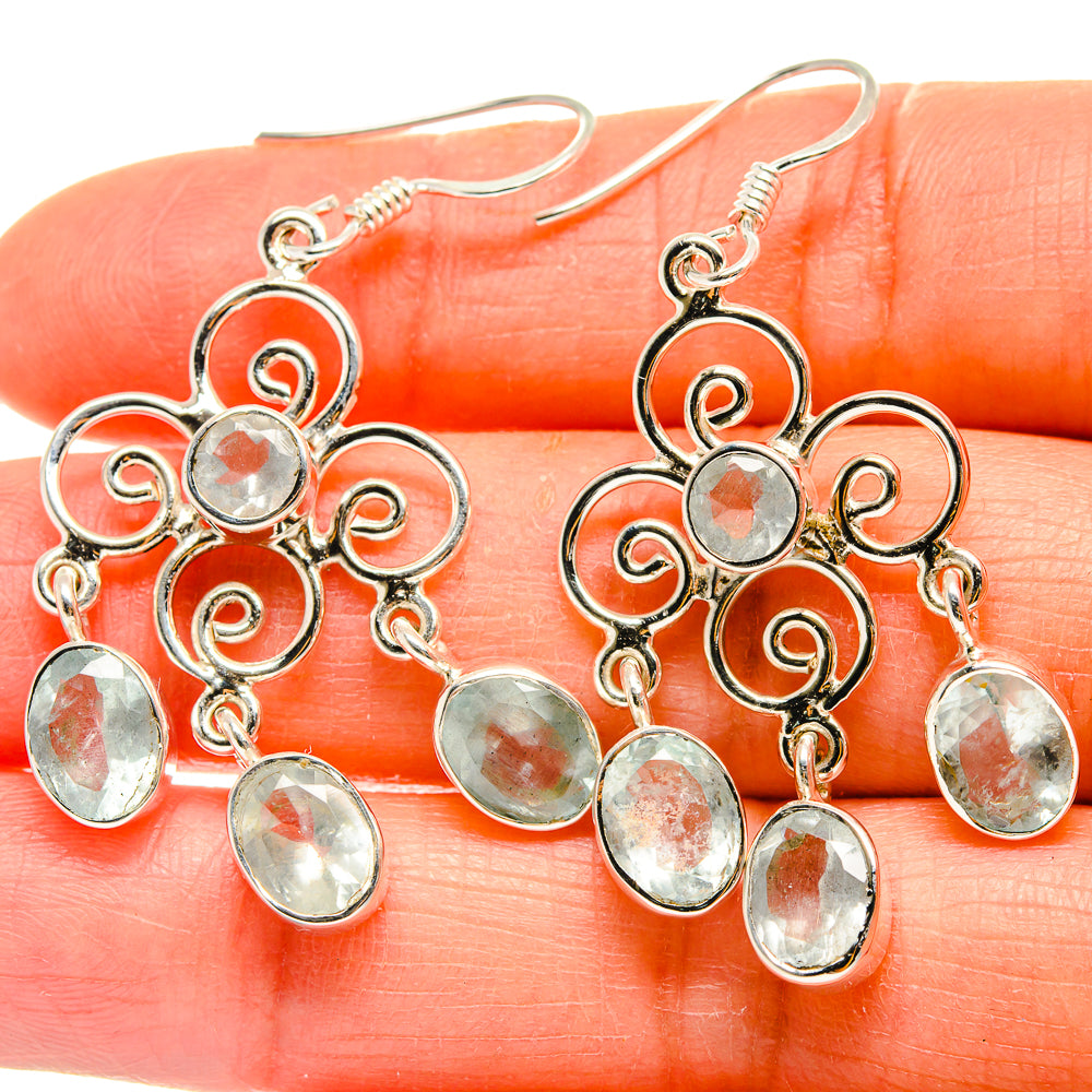 Blue Topaz Earrings handcrafted by Anasilvercos - EARR425310