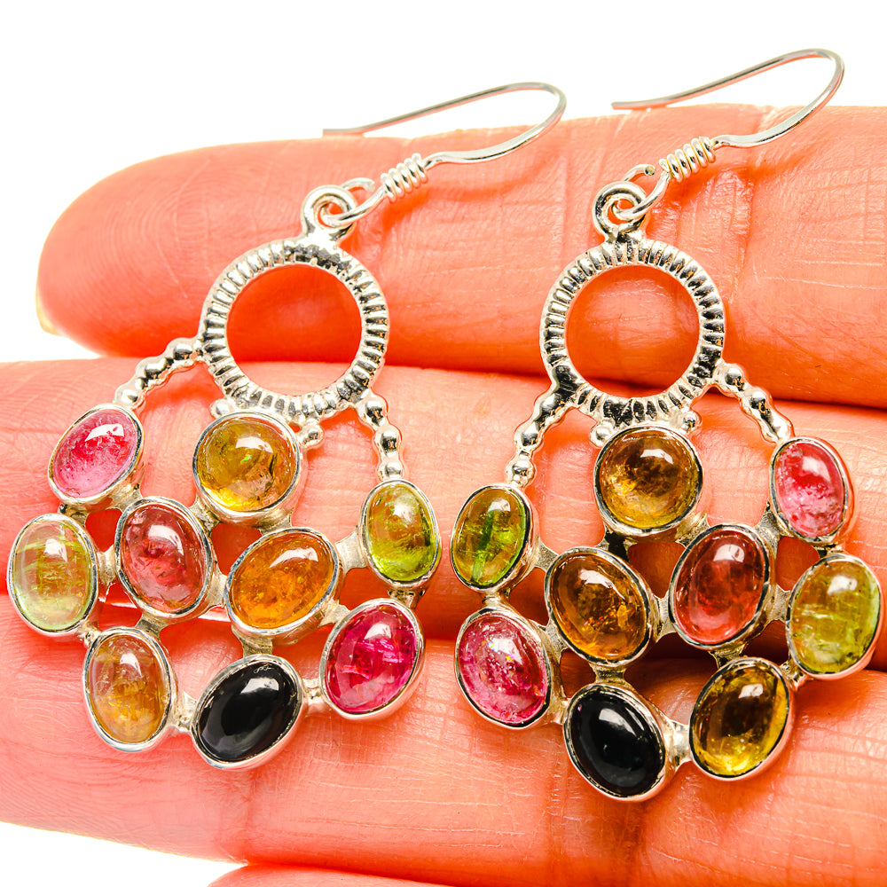 Tourmaline Earrings handcrafted by Anasilvercos - EARR425333