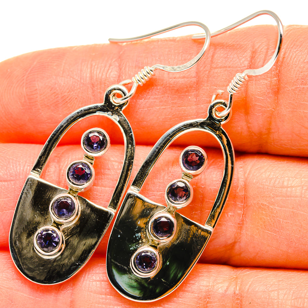 Tanzanite Earrings handcrafted by Anasilvercos - EARR425353