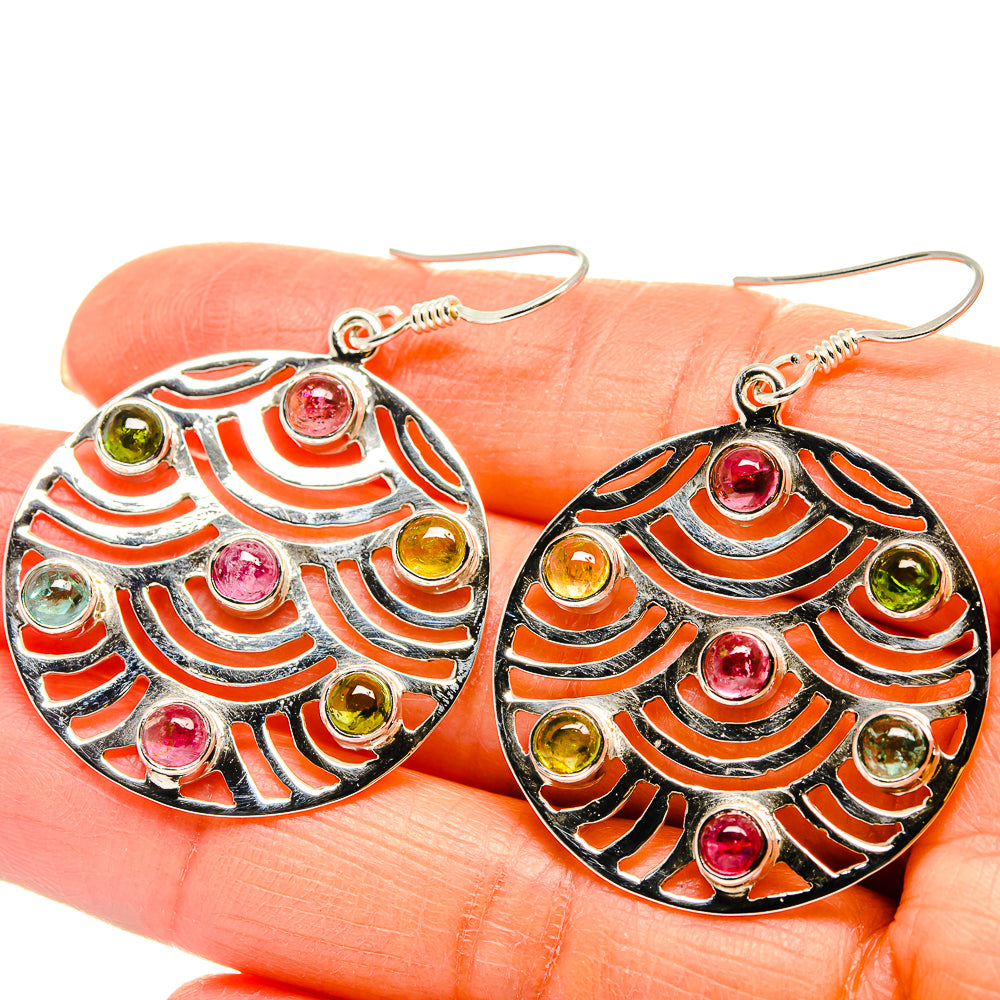 Tourmaline Earrings handcrafted by Anasilvercos - EARR425384
