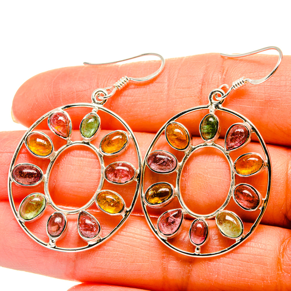 Tourmaline Earrings handcrafted by Anasilvercos - EARR425385