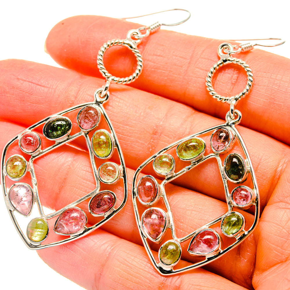 Tourmaline Earrings handcrafted by Anasilvercos - EARR425386
