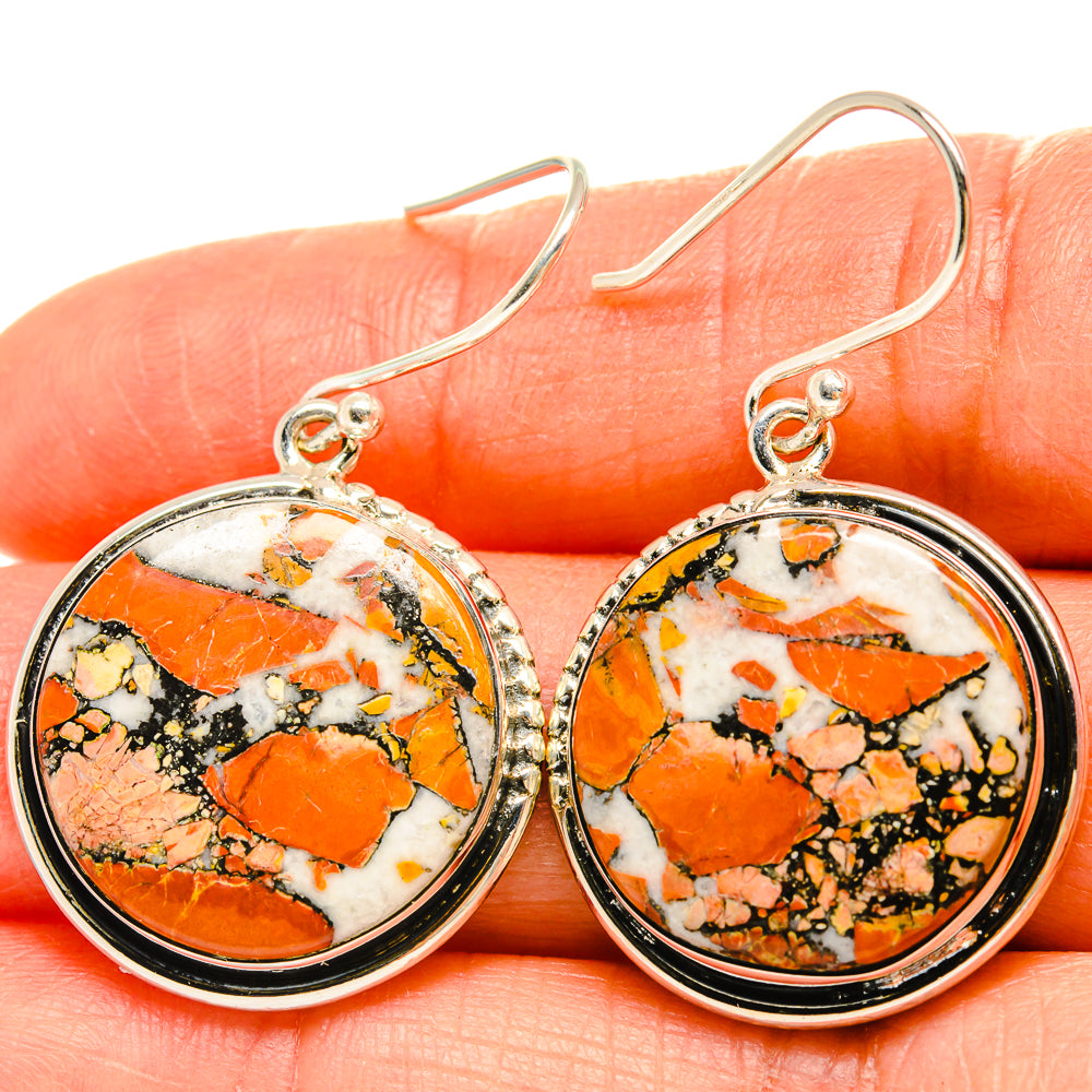 Maligano Jasper Earrings handcrafted by Anasilvercos - EARR425391