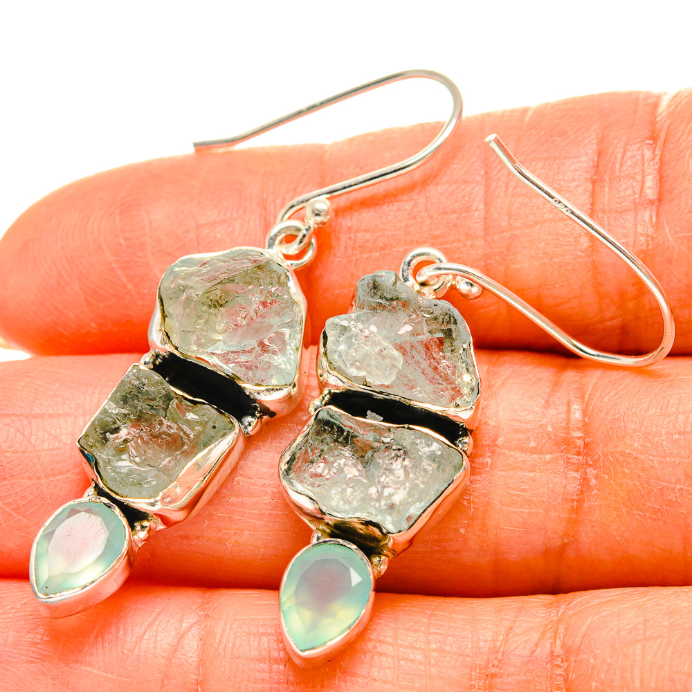 Aquamarine Earrings handcrafted by Anasilvercos - EARR425430