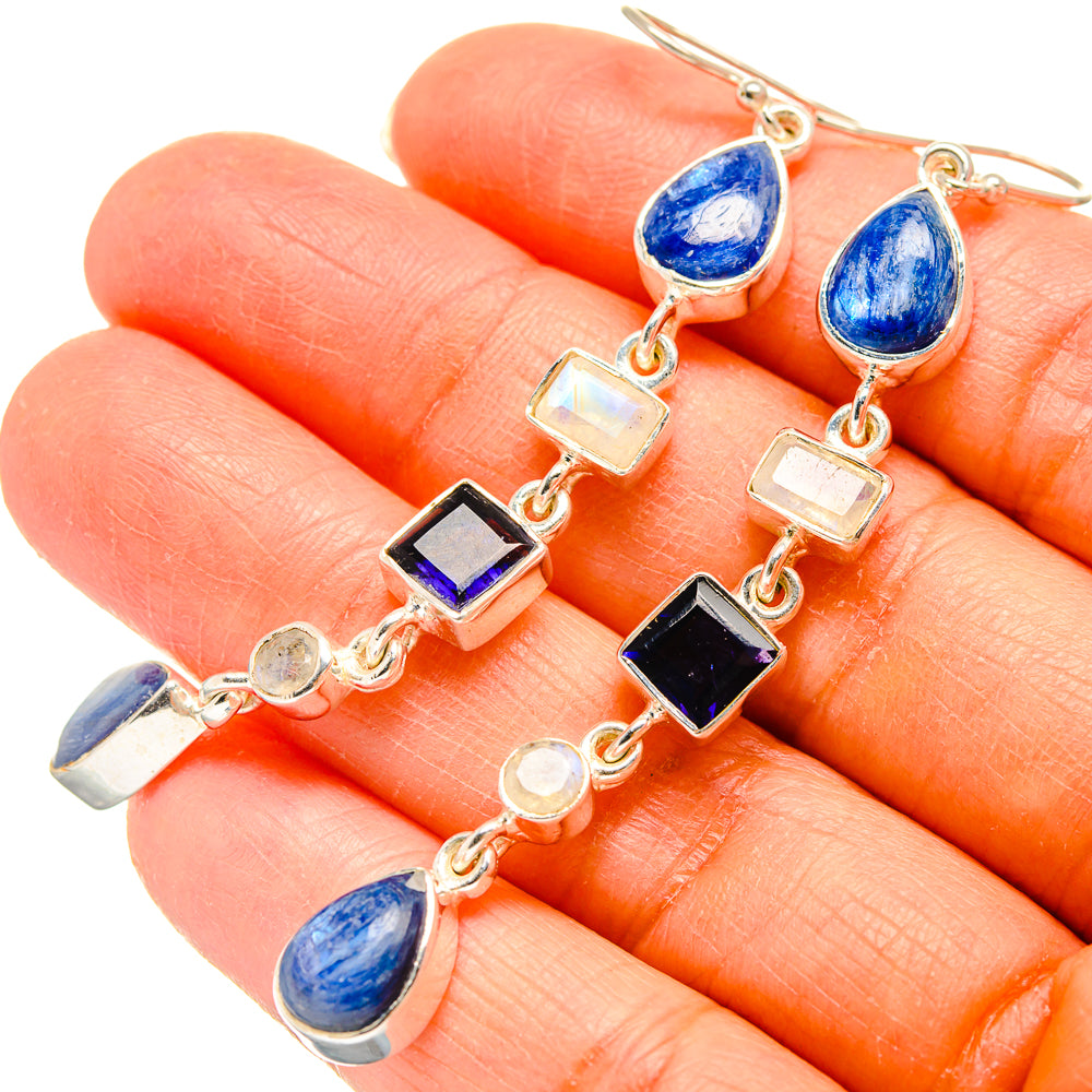 Kyanite Earrings handcrafted by Anasilvercos - EARR425437