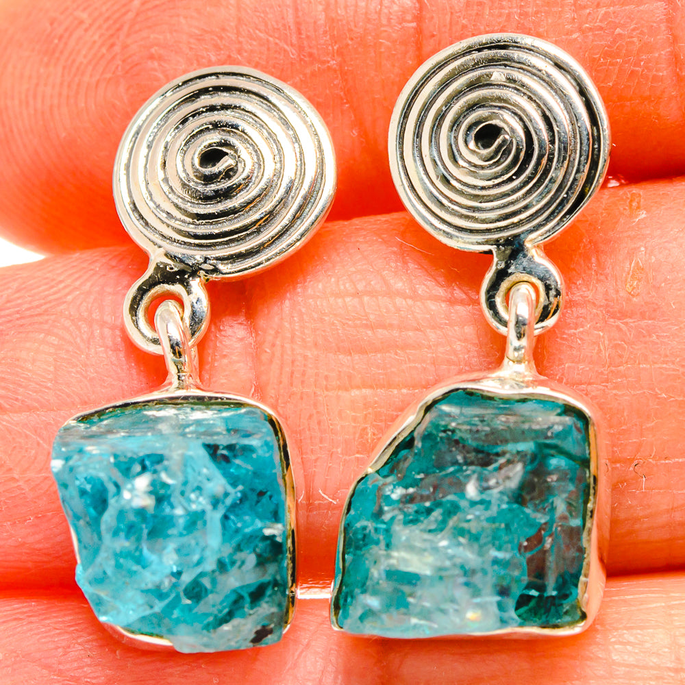 Apatite Earrings handcrafted by Anasilvercos - EARR425444