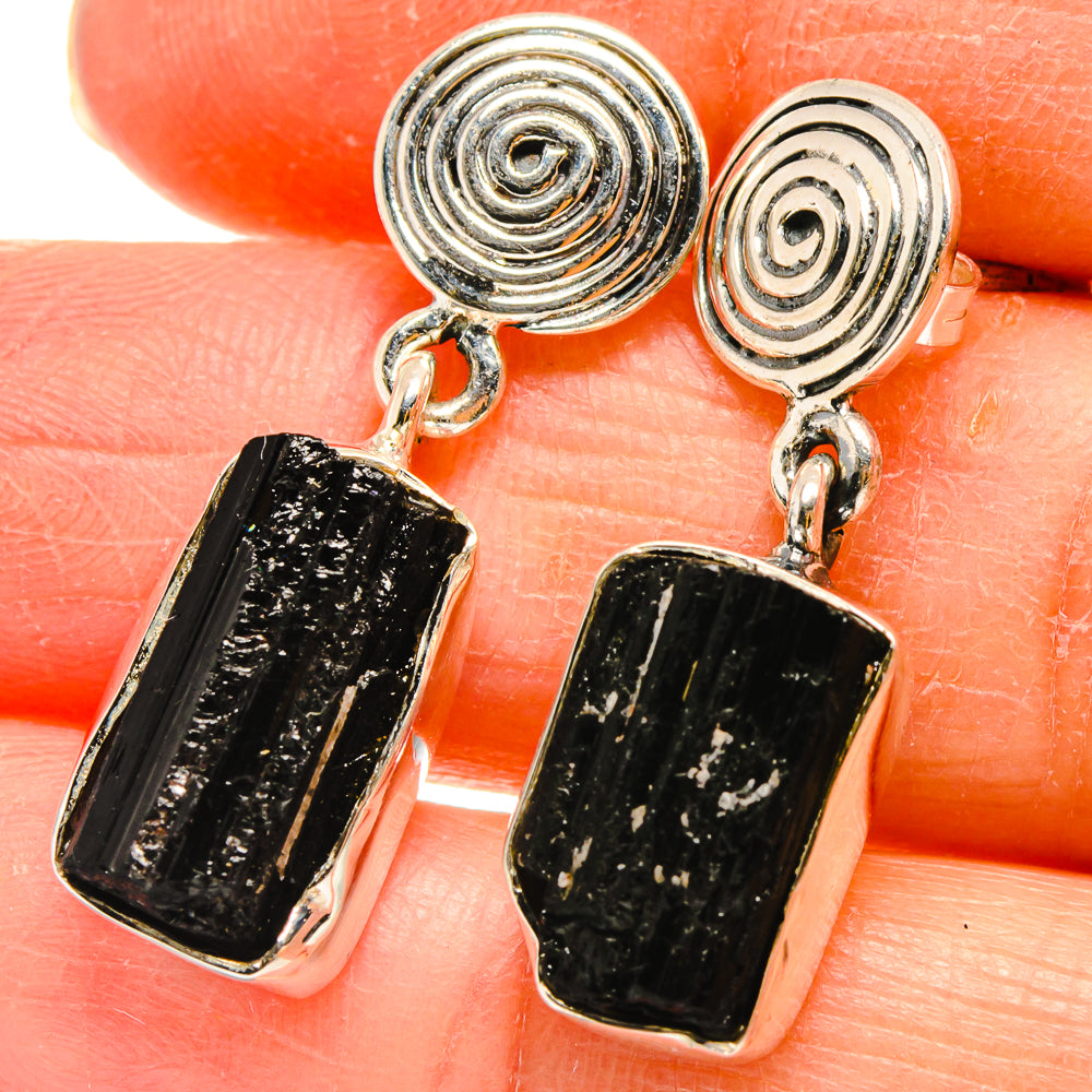 Tektite Earrings handcrafted by Anasilvercos - EARR425474