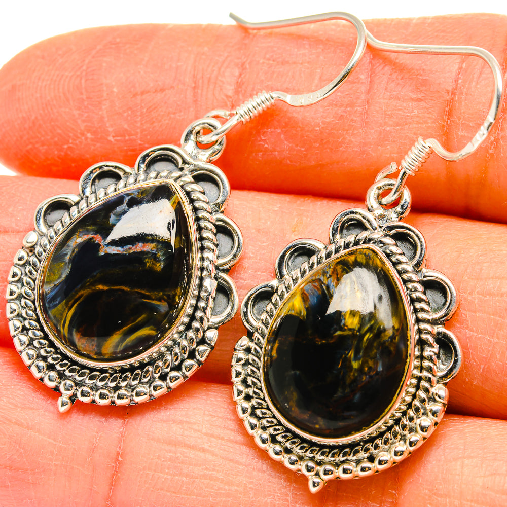 Pietersite Earrings handcrafted by Anasilvercos - EARR425480