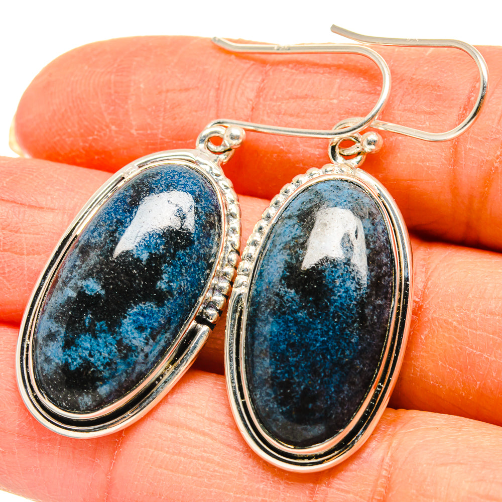 Shattuckite Earrings handcrafted by Anasilvercos - EARR425483