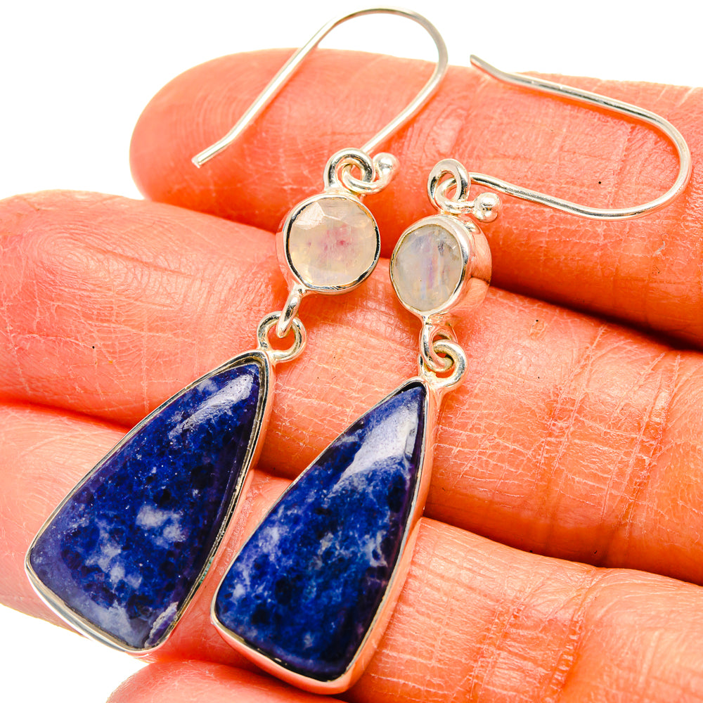 Sodalite Earrings handcrafted by Anasilvercos - EARR425524