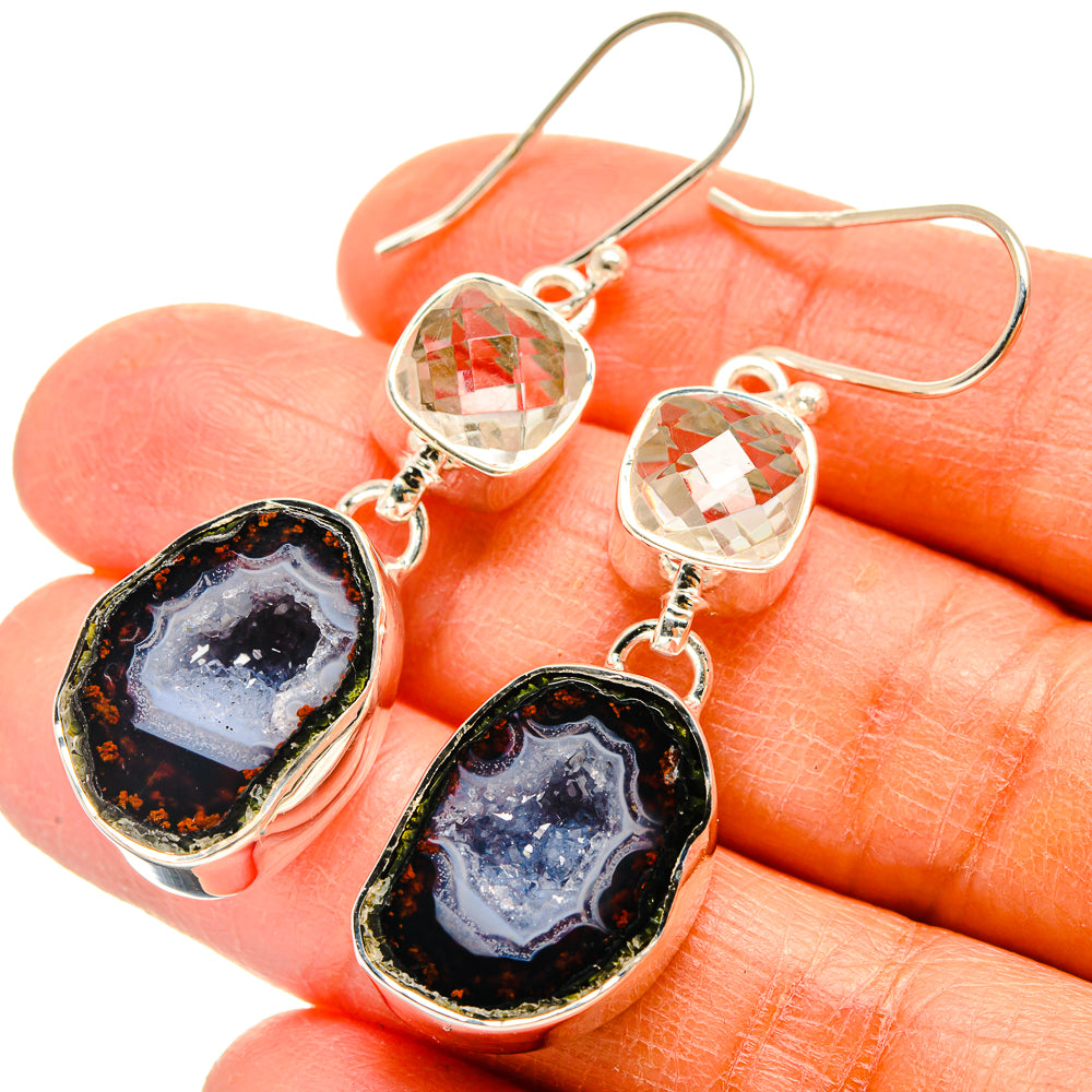 Occo Geode Earrings handcrafted by Anasilvercos - EARR425581