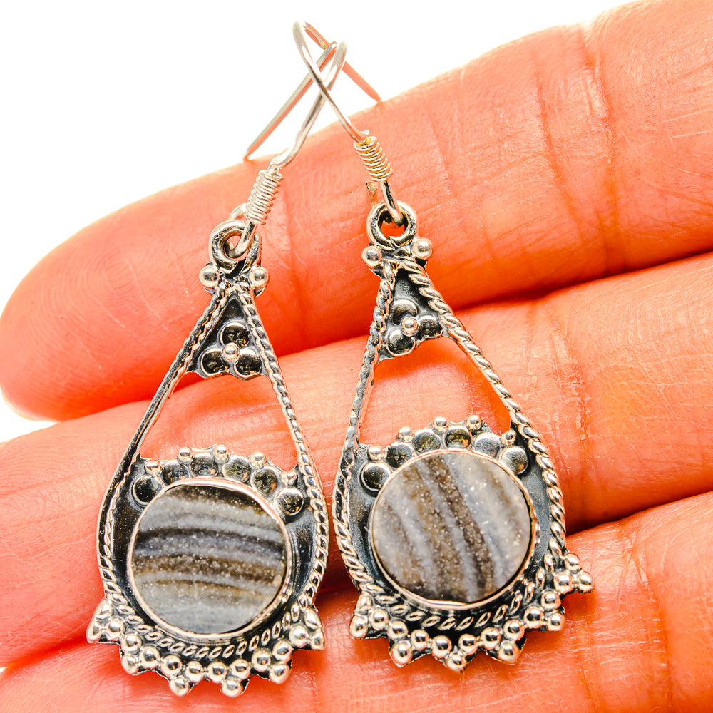 Desert Druzy Earrings handcrafted by Anasilvercos - EARR425626