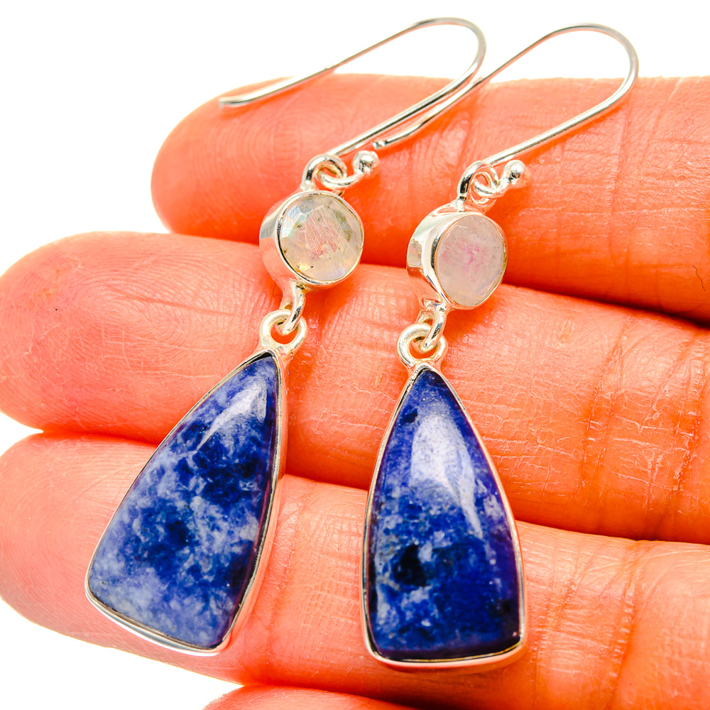 Sodalite Earrings handcrafted by Anasilvercos - EARR425634