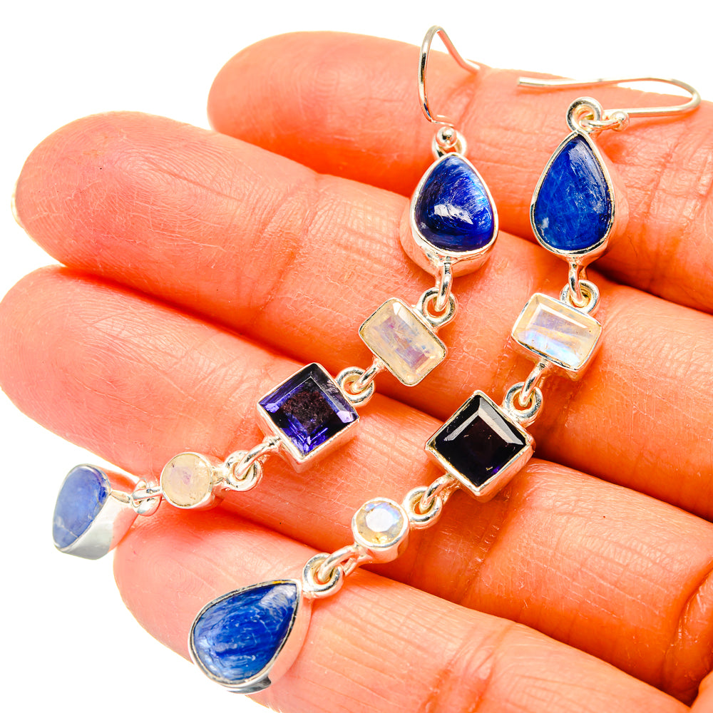 Kyanite Earrings handcrafted by Anasilvercos - EARR425636
