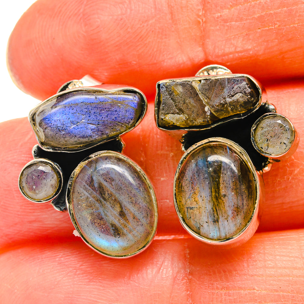 Labradorite Earrings handcrafted by Anasilvercos - EARR425642