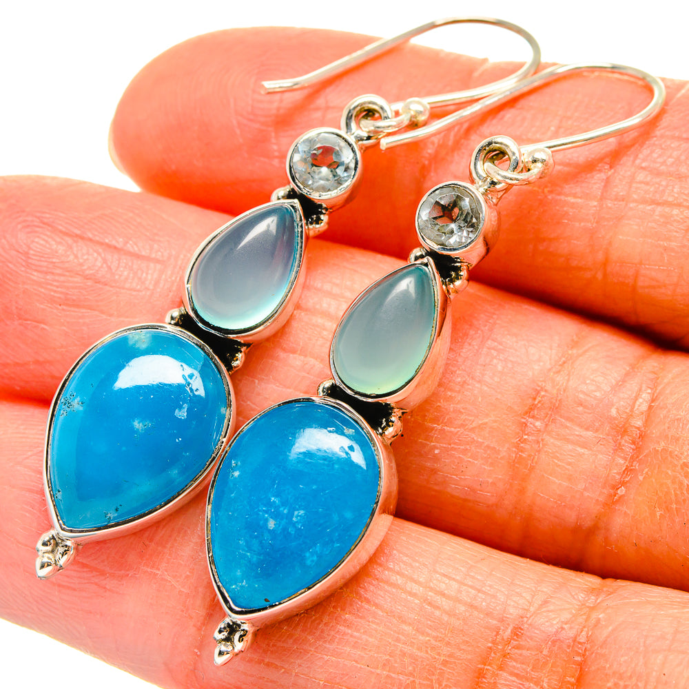 Apatite Earrings handcrafted by Anasilvercos - EARR425682
